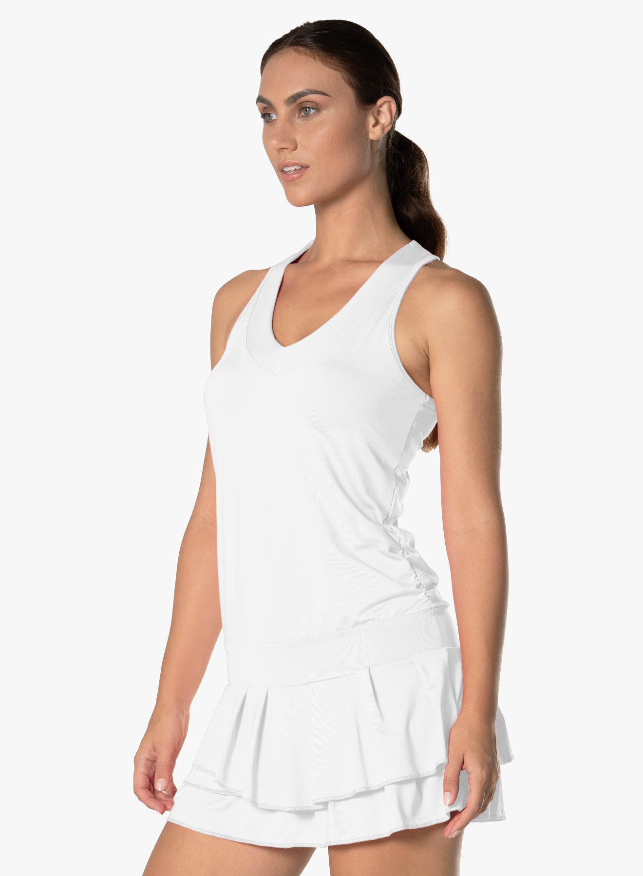 In It To Win It Dress | White