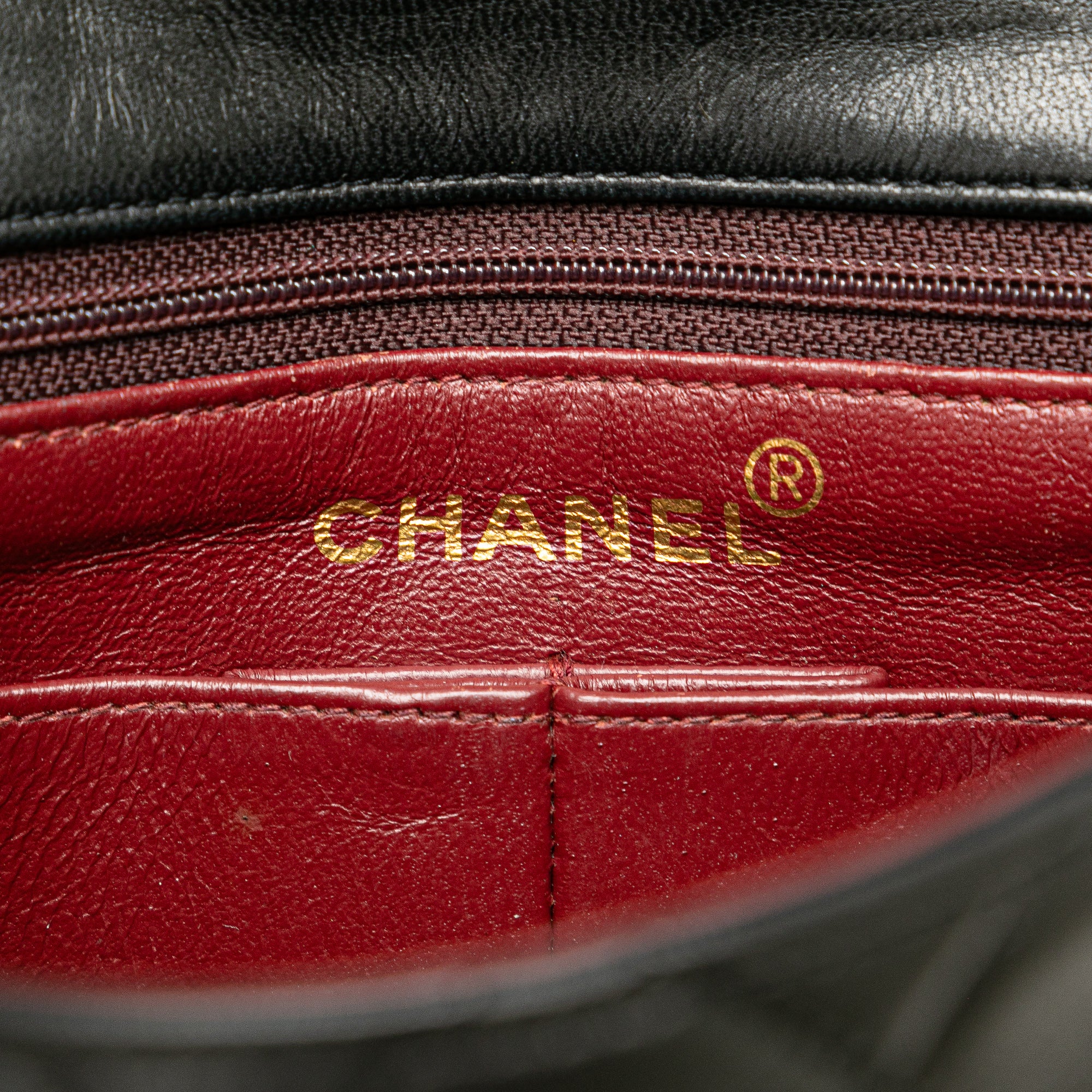 Chanel | Pre-Owned Mini Square Classic Lambskin Single Flap | Black