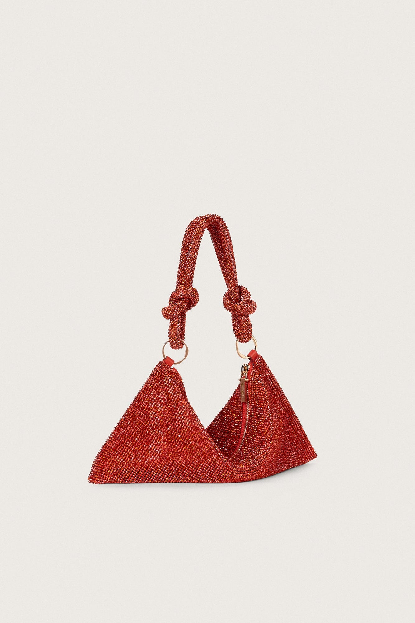 Hera Nano Rhinestone Shoulder Bag | Poppy