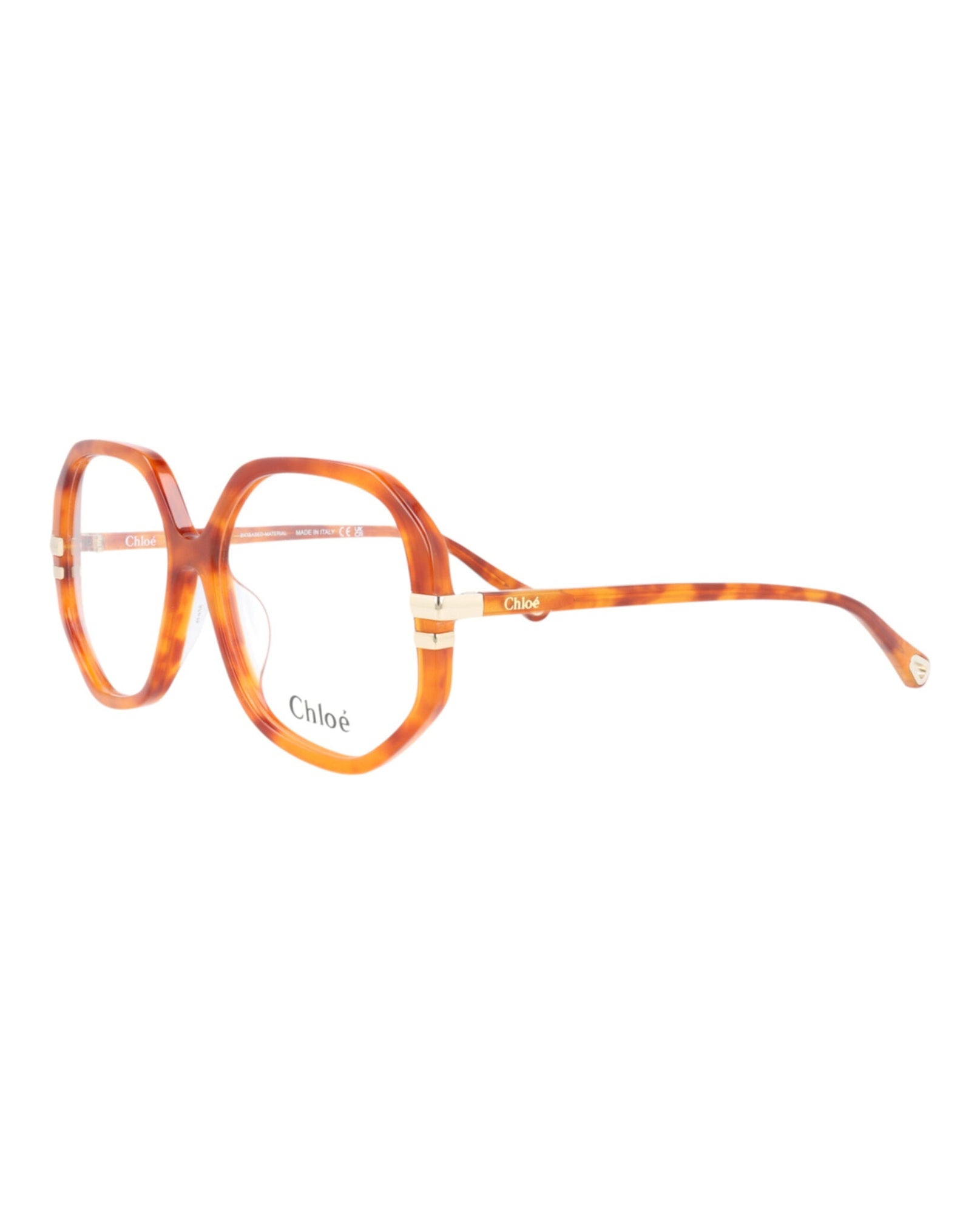 Chloe Round Bio Acetate Optical Frames | Havana