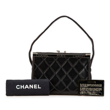 Chanel | Pre-Owned Quilted Lambskin Leather Box Bag | Black