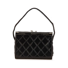 Chanel | Pre-Owned Quilted Lambskin Leather Box Bag | Black
