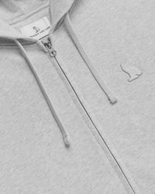 Mens | Classic Full-Zip Hoodie | Ash Heather Grey