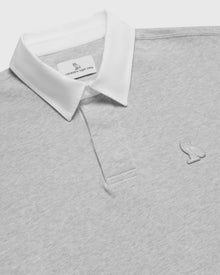 Mens | Classic Rugby Polo | Ash Heather Grey