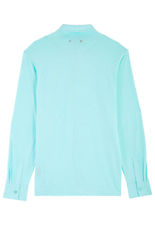 Men | Solid Jersey Tencil Shirt | Spray Lagoon