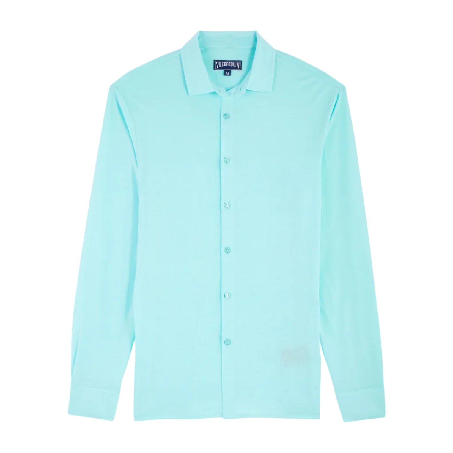 Men | Solid Jersey Tencil Shirt | Spray Lagoon