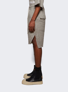 Men | Rick Owens X Champion | Knitted Beveled Pods | Grey Melange