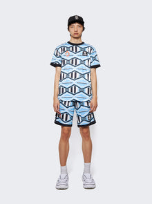 Men | Marcelo Burlon County Of Milan | Folk Sport Football Shorts | Light Blue