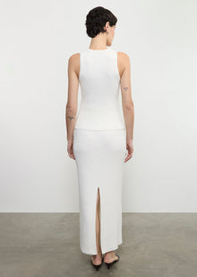 Boucle Knit Tank | Off White