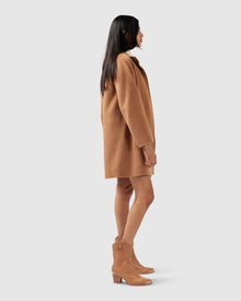 Come On Over Trimmed Coat | Women | Camel