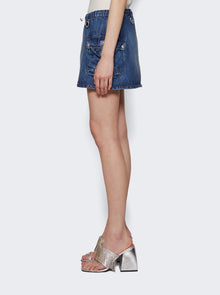 Women | Coperni | Denim Cargo Skirt | Blue