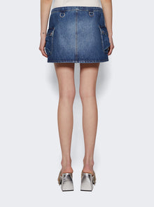 Women | Coperni | Denim Cargo Skirt | Blue