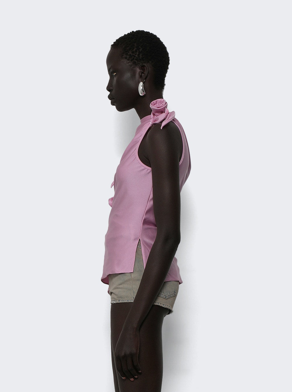 Women | Coperni | Asymmetric Flower Top | Pink