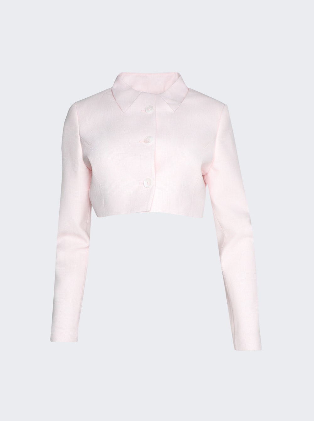 Women | Coperni | Trompe L'oeil Tailored Jacket | White & Pink