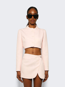 Women | Coperni | Trompe L'oeil Tailored Jacket | White & Pink