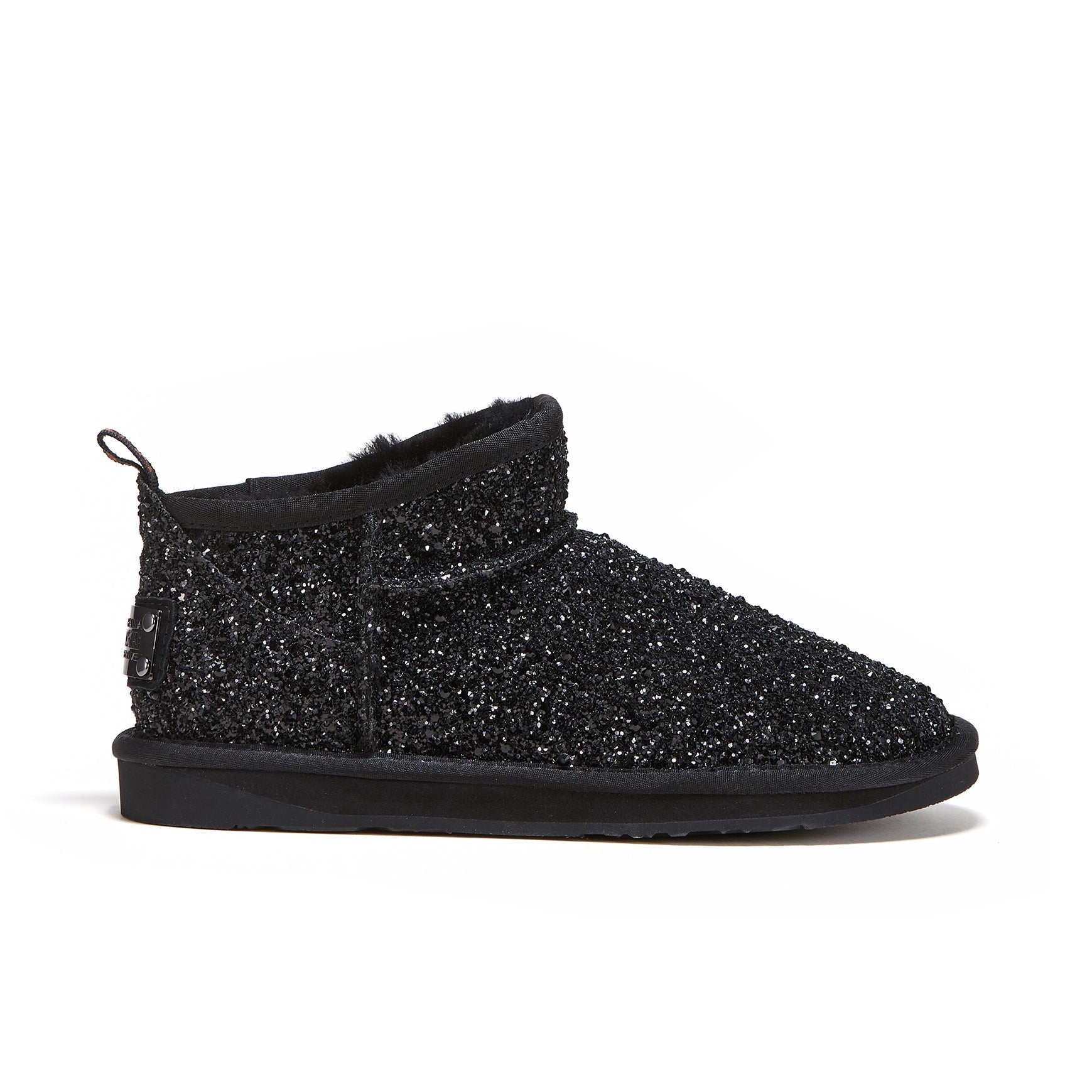 COSY ULTRA SHORT GLITTER BLACK - Australia Luxe Collective