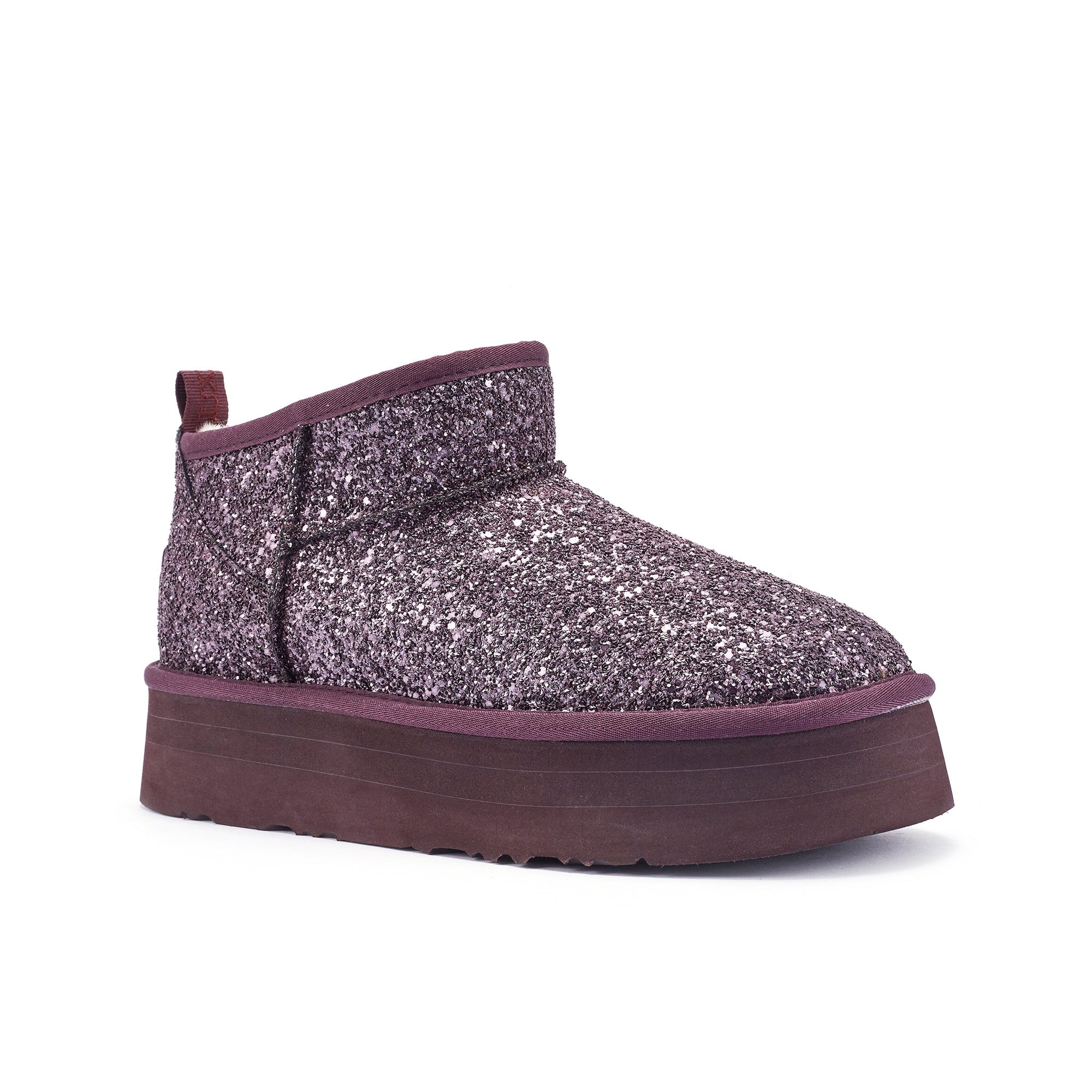 COSY ULTRA PLATFOAM GLITTER PLUM - Australia Luxe Collective