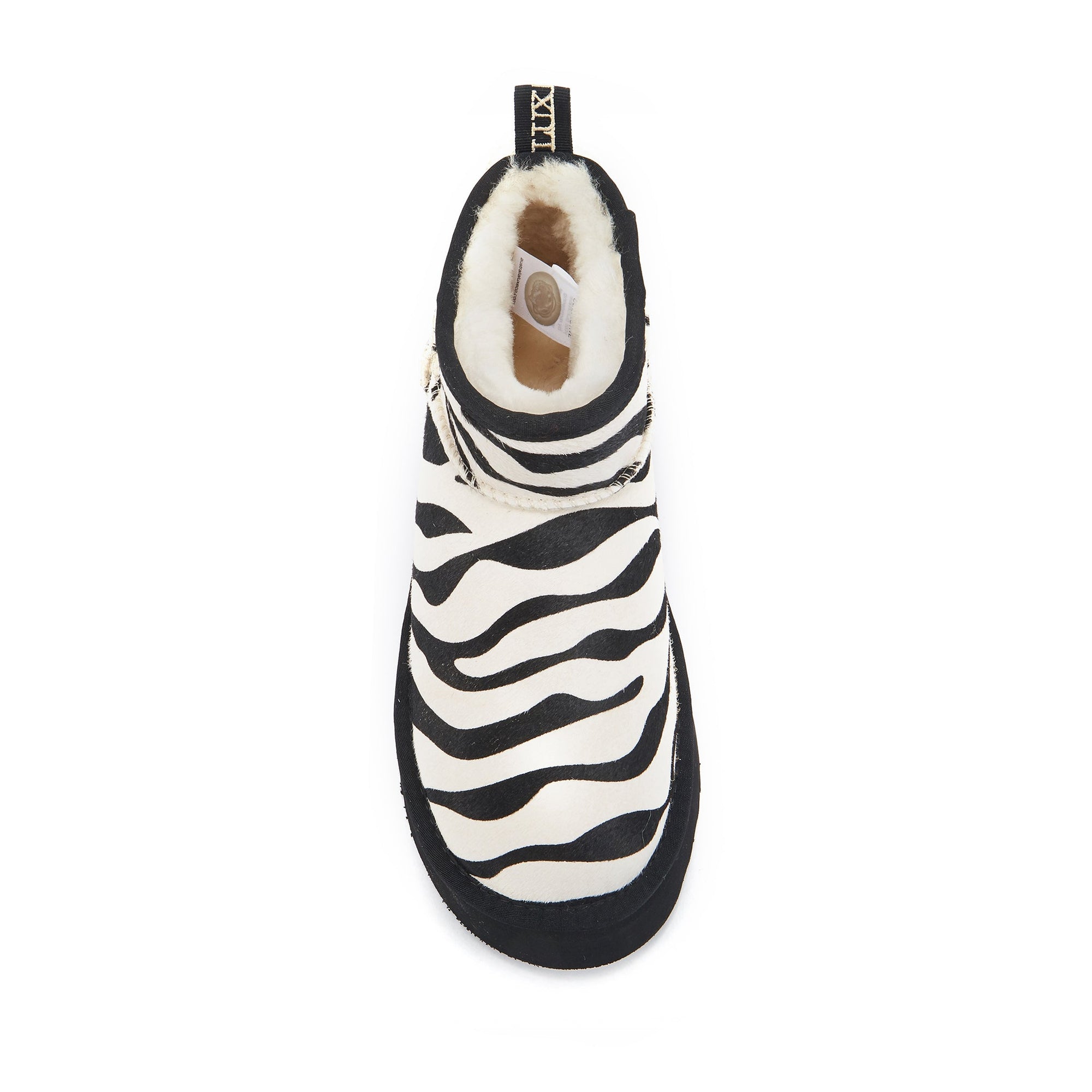 COSY ULTRA SHORT PLATFOAM BLACK ZEBRA - Australia Luxe Collective