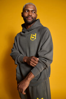 Soul by SoulCycle | Raglan Hoodie | Dark Grey