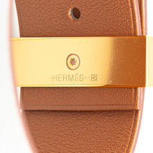 Hermes | Pre-Owned Bicolor Epsom Reversible Illusion Bracelet MM | White/Gold