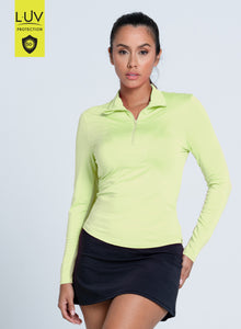 Free Play Zip Long Sleeve | Lemon Frost