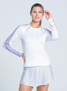 Lavender Love Long Sleeve | White