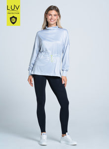 Heather Layer Up Tunic | Heather Grey