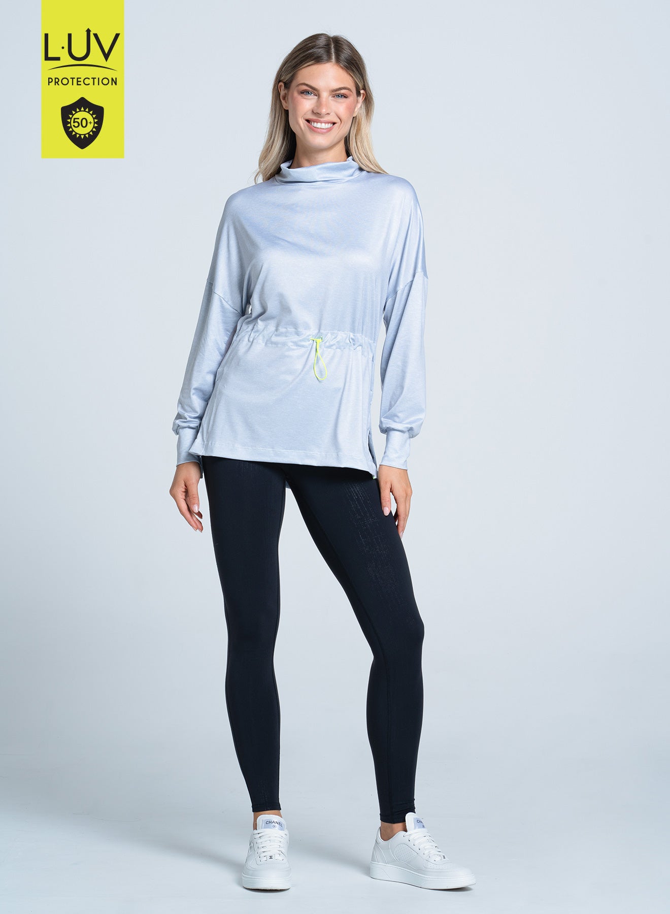 Heather Layer Up Tunic | Heather Grey