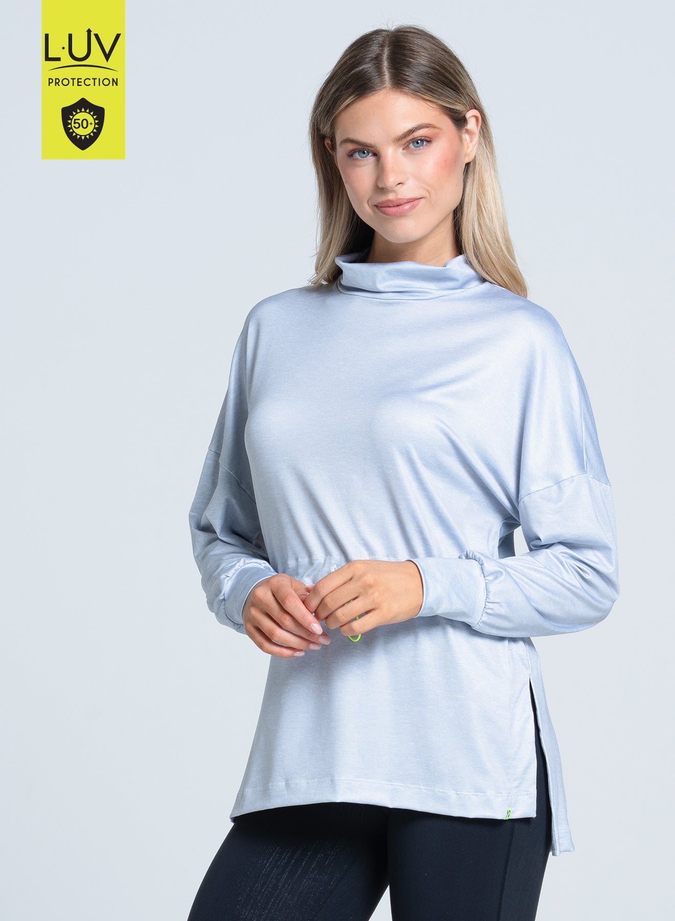 Heather Layer Up Tunic | Heather Grey