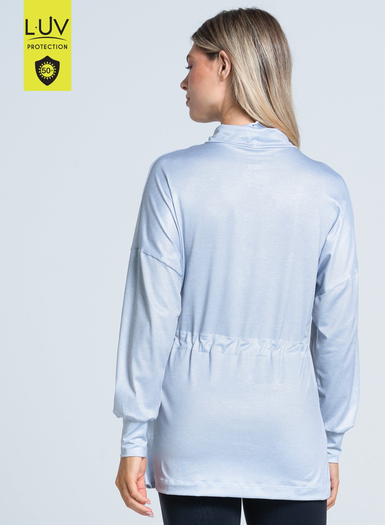 Heather Layer Up Tunic | Heather Grey