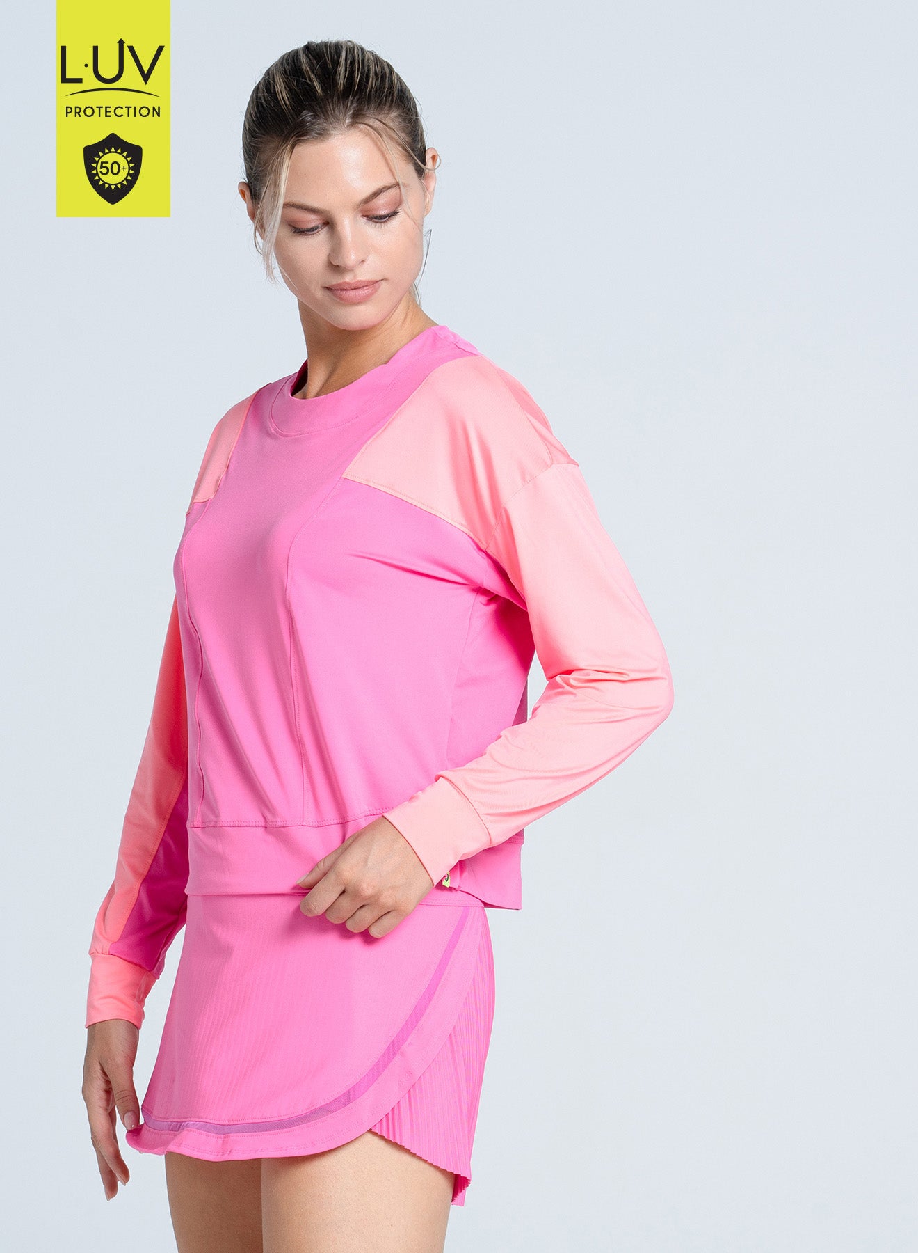 Colorblock Throw Over Long Sleeve | Taffy