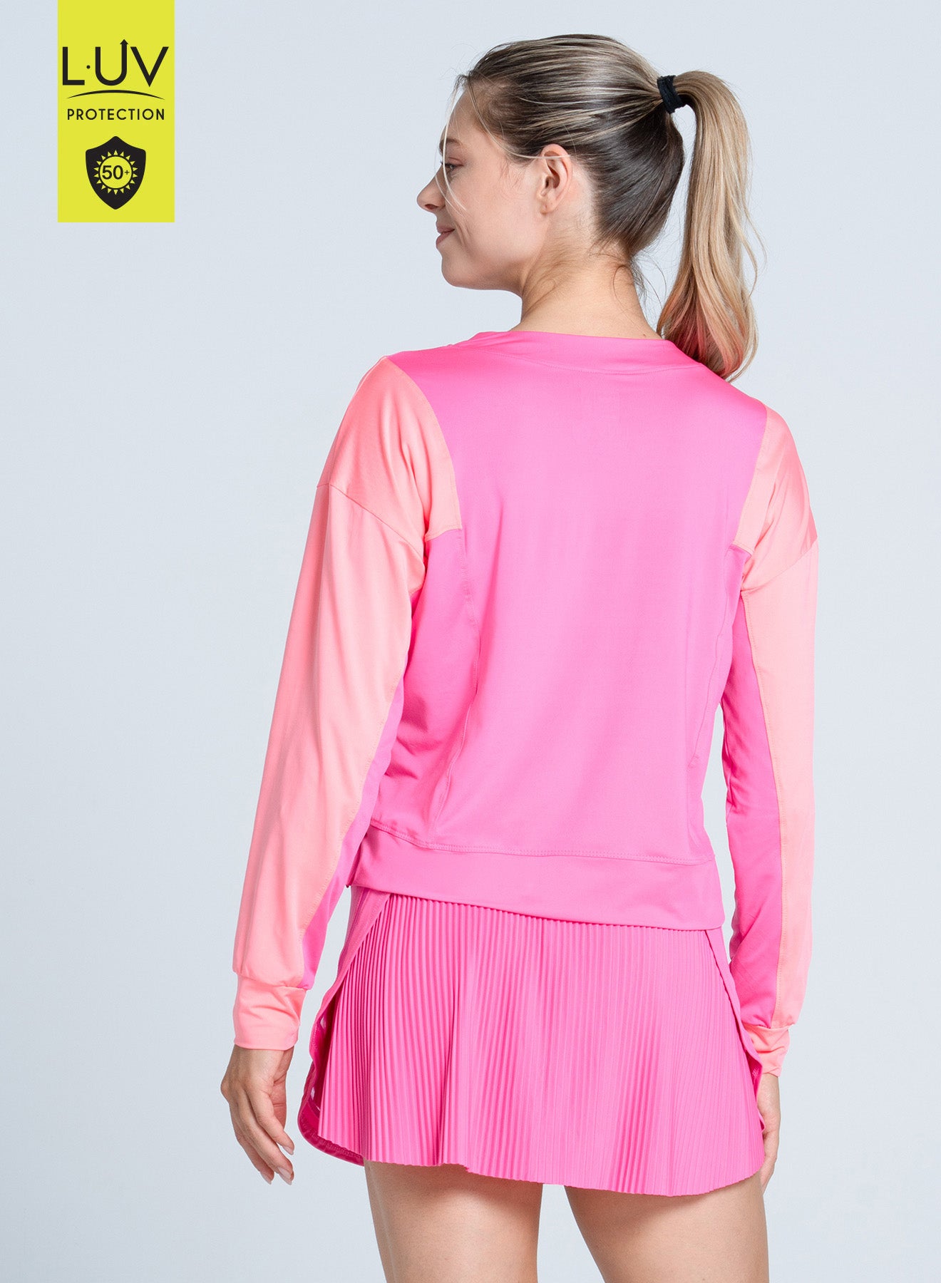 Colorblock Throw Over Long Sleeve | Taffy