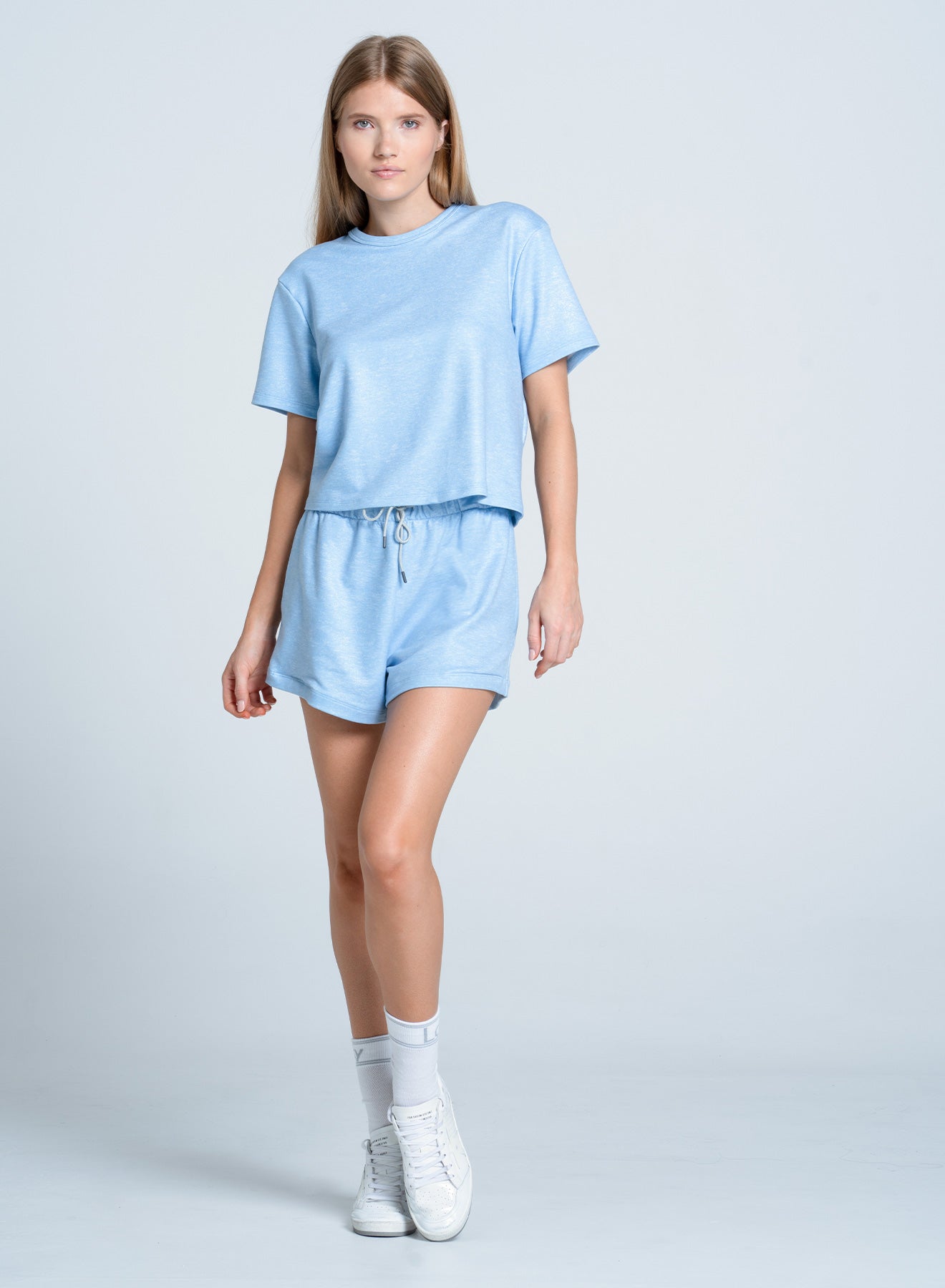 Renew Heather Short Sleeve | Powder