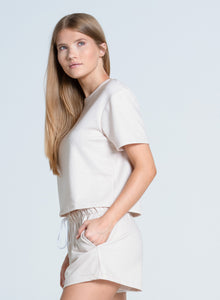 Renew Heather Short Sleeve | Beige
