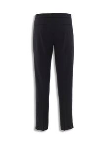 Charlotte Stretch Crepe Pant | Black
