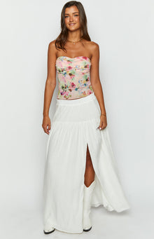 Cade Maxi Skirt | White