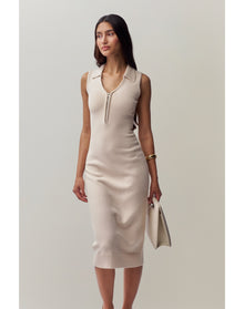 Calesia Midi Dress | Ivory