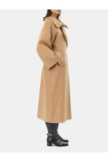 Camel Wool Blend Coat | Latte