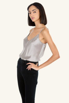 Adina Cami Top | Silver