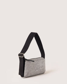 Campus Merino Wool Shoulder Bag | Granite