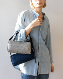 Campus Merino Wool Shoulder Bag | Granite