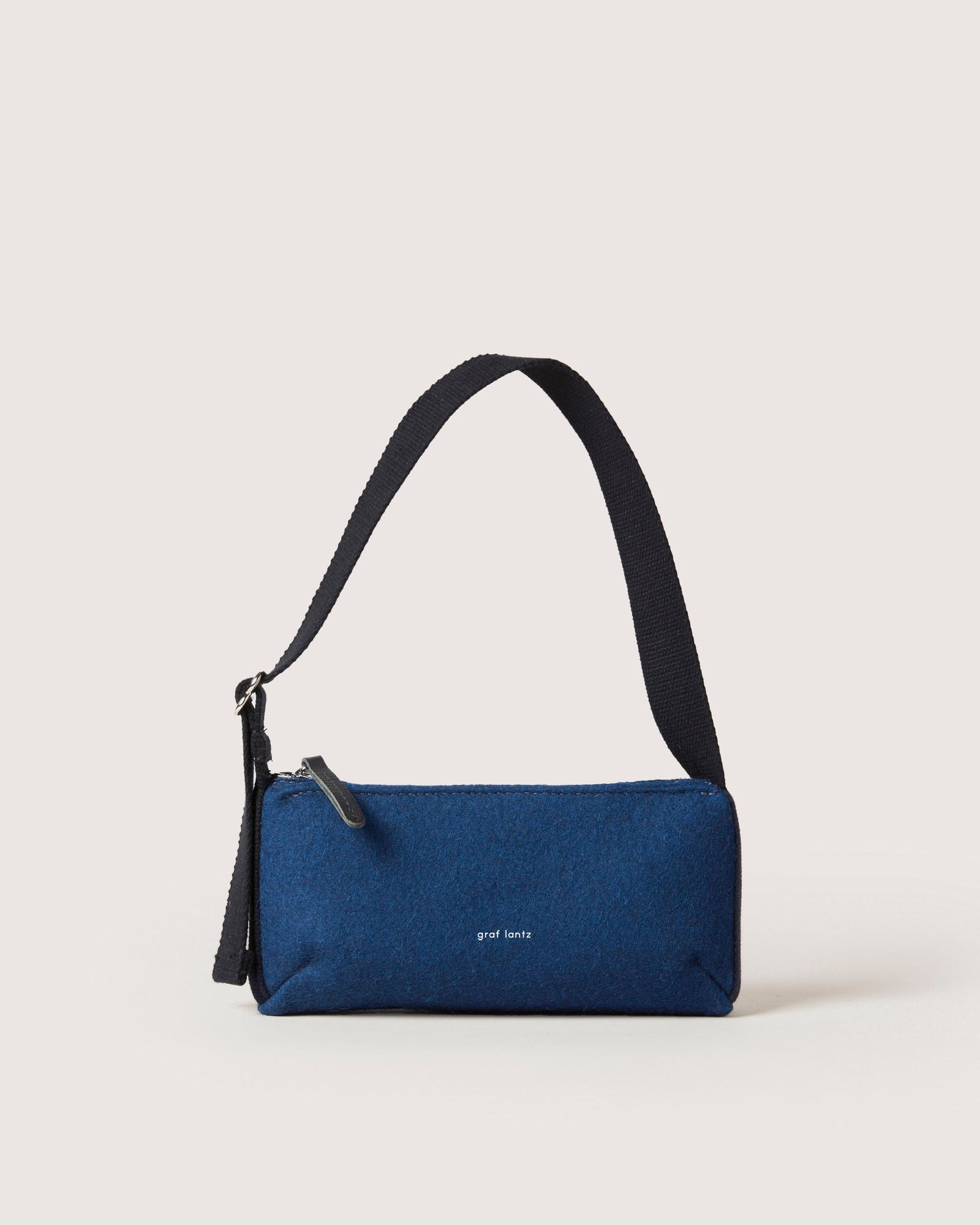 Campus Merino Wool Shoulder Bag | Marine