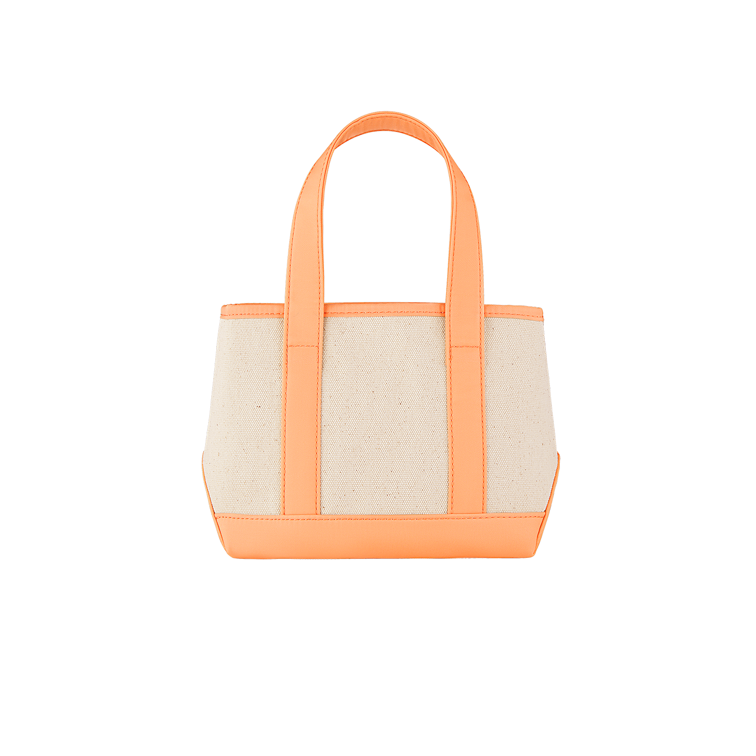 Mini Canvas & Nylon Tote | Peach