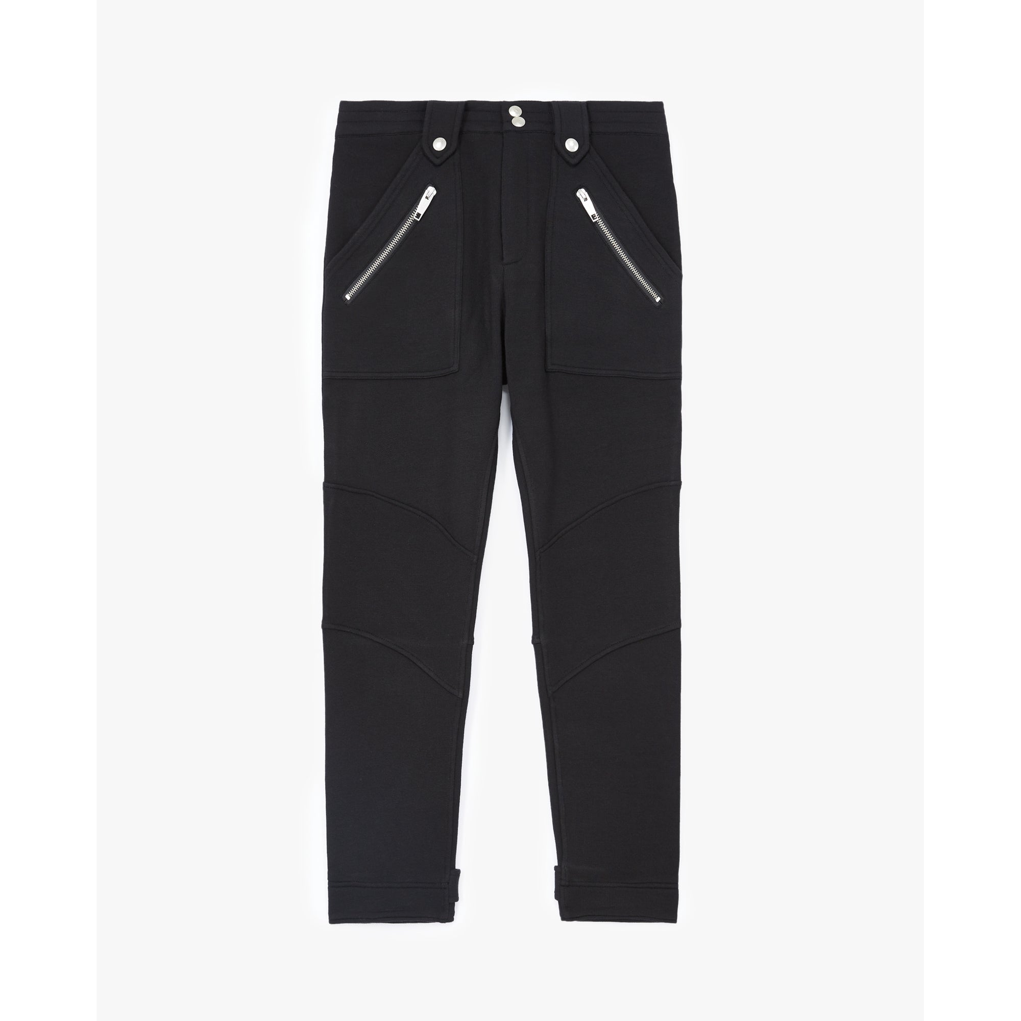 Cargo-Style Joggers With Zip | Women | Black