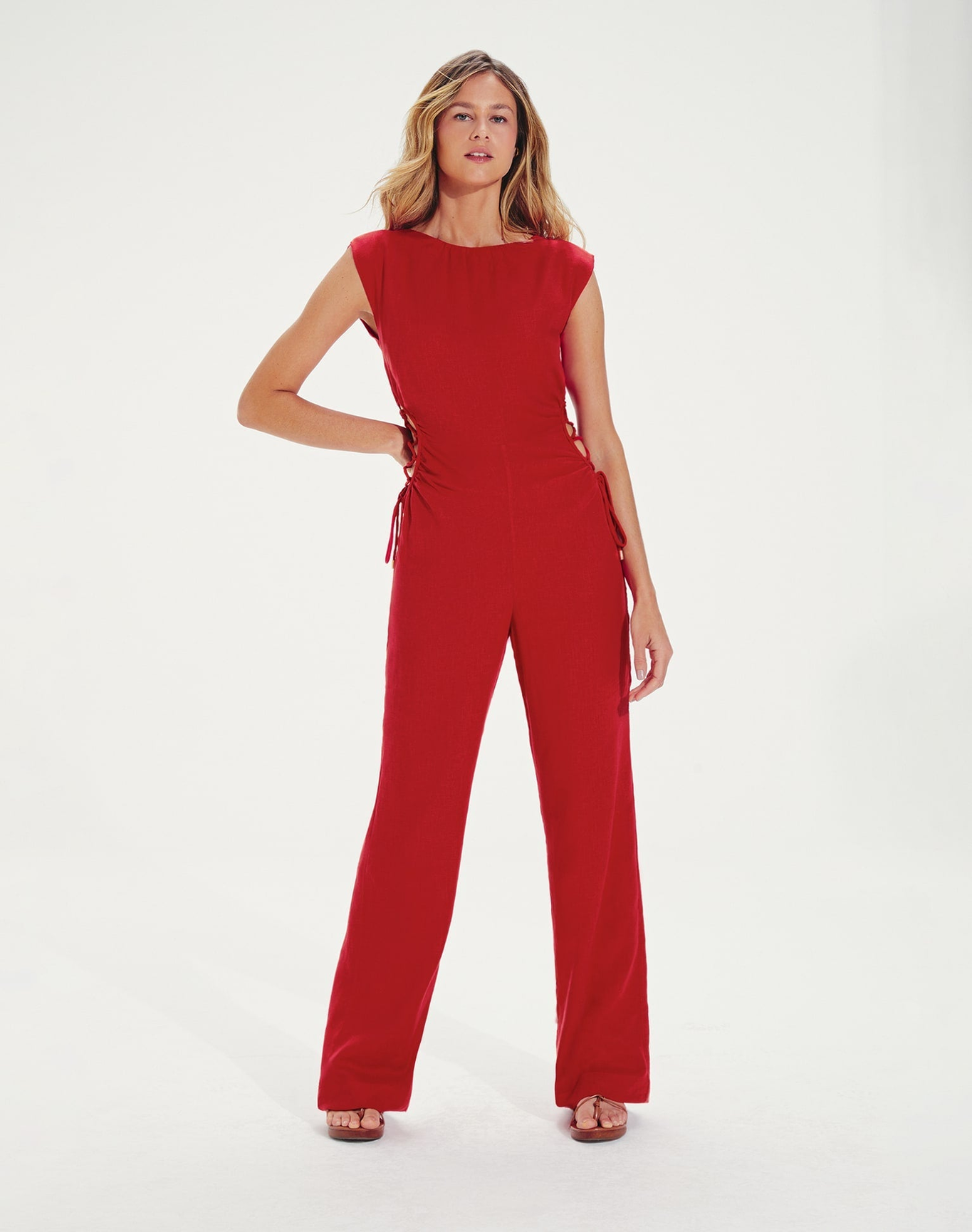 Carina Detail Jumpsuit | Red Pepper