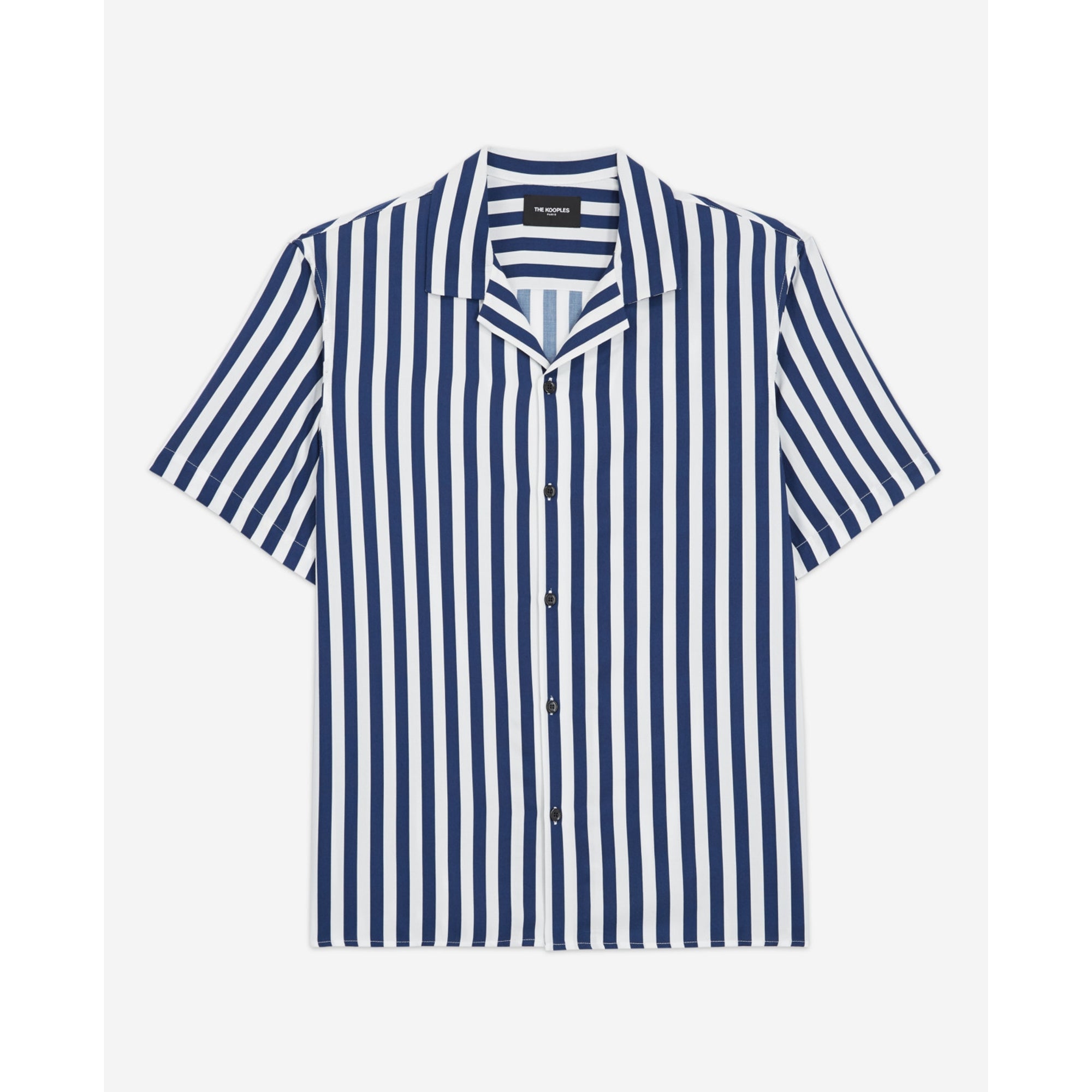 Casual Striped Shirt | Men | Navy x White