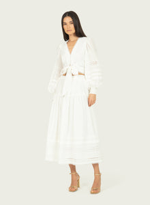 Oriana Skirt | Off-White