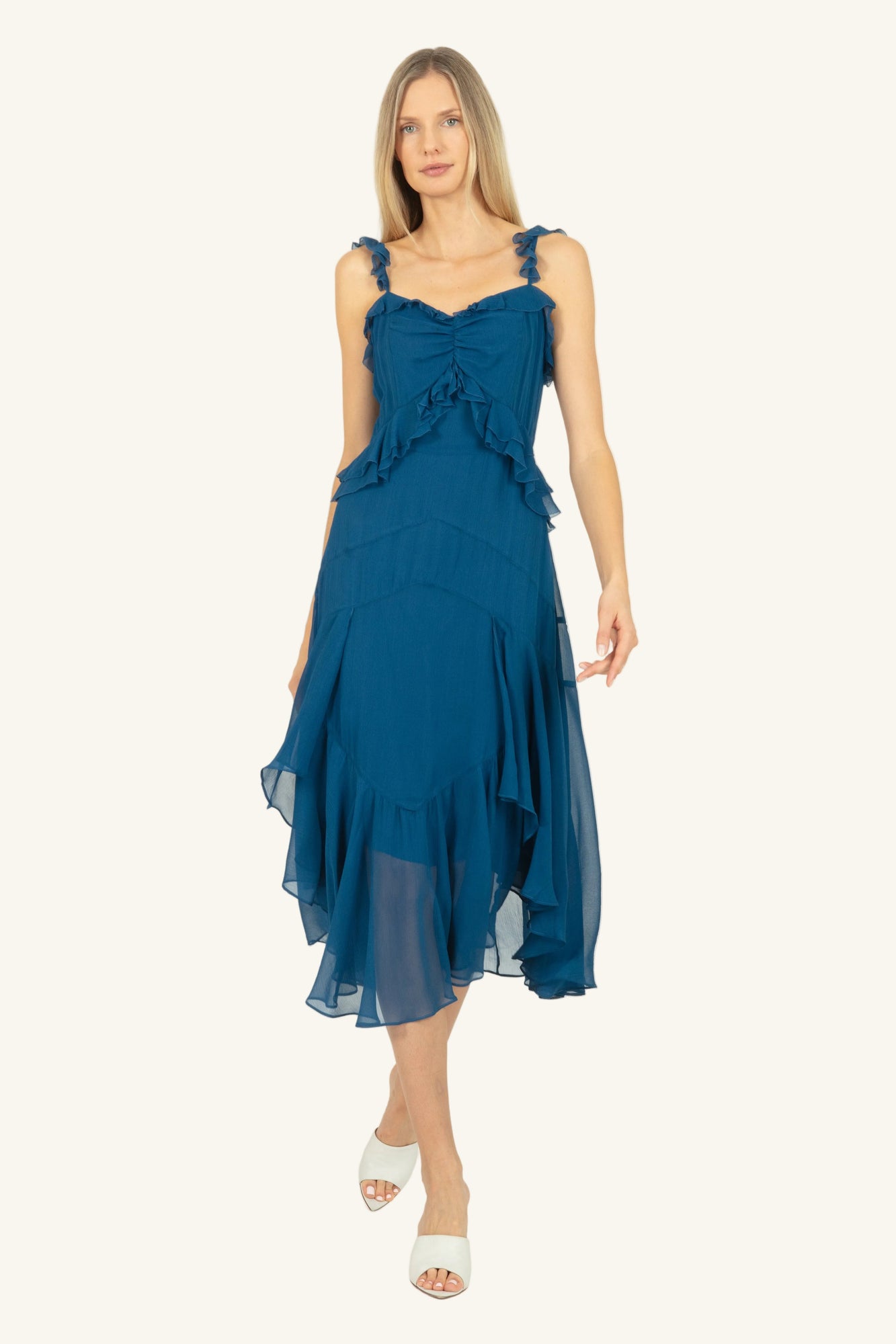 Inessa Dress | Deep Sea Blue
