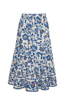 Chase Skirt | Azure Alexandria Floral