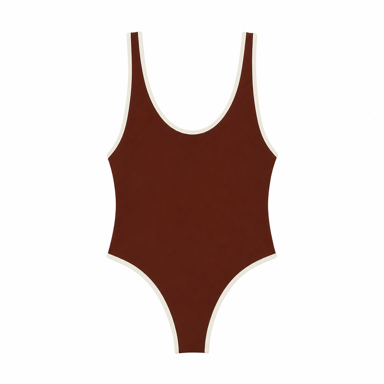 Contour One Piece | Mocha w/ Ivory Contrast